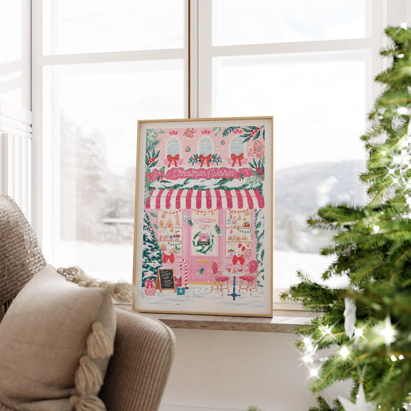 Christmas Gingerbread Bakery A4 Print - Simply Katy