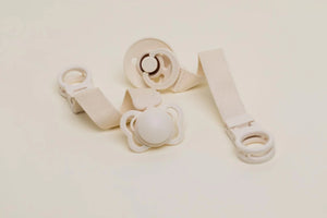 Pacifier Clip Loop - Ivory - Bibs Denmark