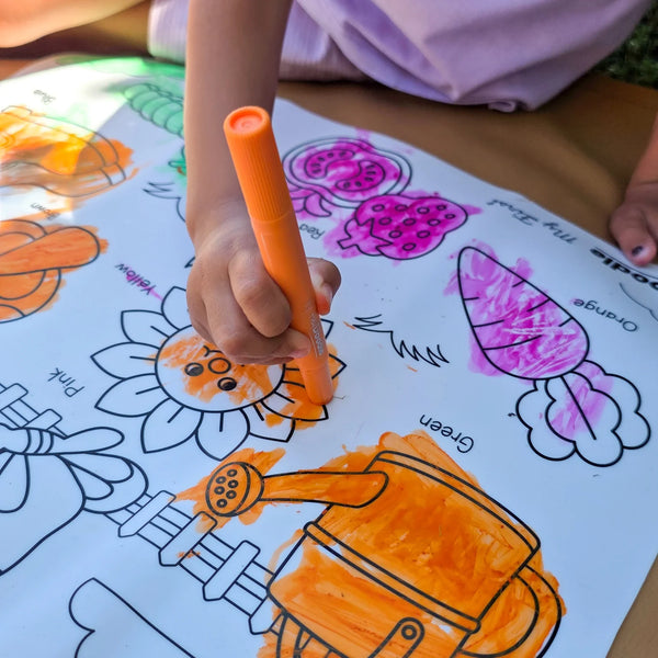 My First Colours Colouring & Doodle Mat - Hey Doodle