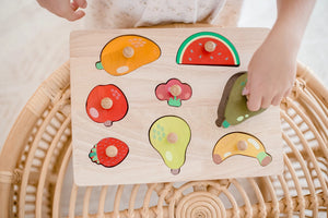 Fruit Knob Puzzle - Q Toys