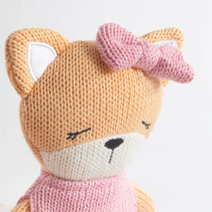 Knitted Animal Toy- Frankie the Fox - Living Textiles