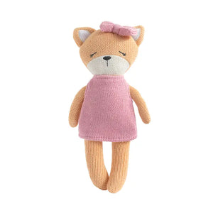 Knitted Animal Toy- Frankie the Fox - Living Textiles