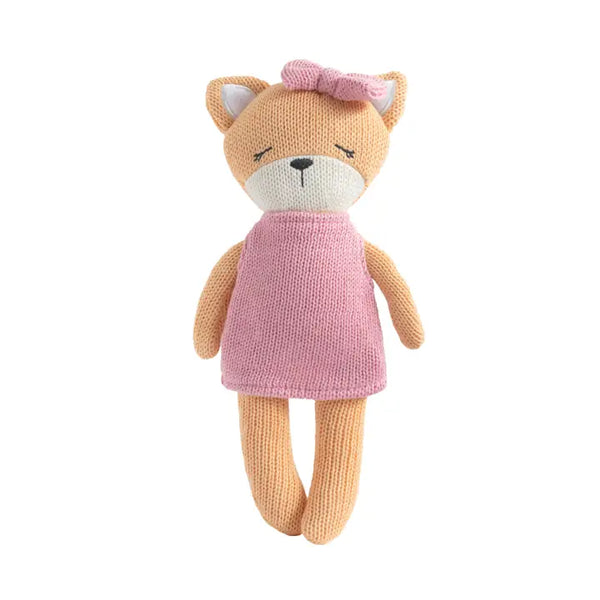 Knitted Animal Toy- Frankie the Fox - Living Textiles