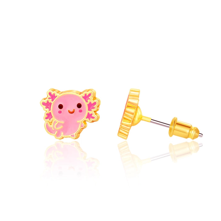 Axolotl Love | Cutie Stud Earrings For Girls - Girl Nation
