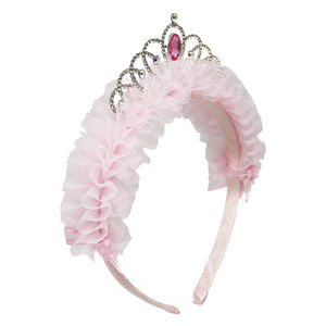 Ballerina Crown Headband - Pink Poppy