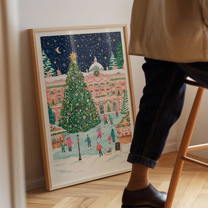 Christmas At Somerset House, London A4 Print - Simply Katy