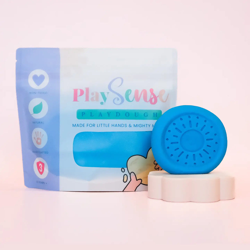 PlayDough | Bright Blue | Blue Slushie Scented - Play Sense