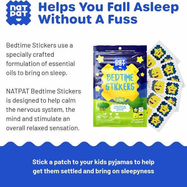 Bedtime Stickers: Natural Sleep Aid, Wellness Patches - The Natural Patch Co
