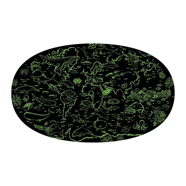 Glow-in-the-Dark Night & Day Puzzle & Book Set - Sea - Sassi