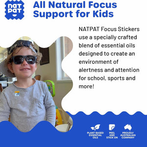 Focuspatch - Focus, Energy and Clarity Stickers - The Natural Patch Co