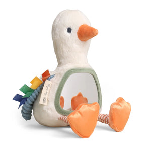 Sensory Tummy Time Mirror - Goose - Itzy Ritzy