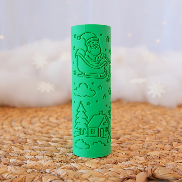 Eco Textured Roller | Santa Sleigh Scene - Play Sense