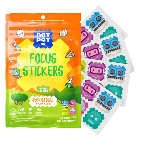 Focuspatch - Focus, Energy and Clarity Stickers - The Natural Patch Co DISCOUNTED