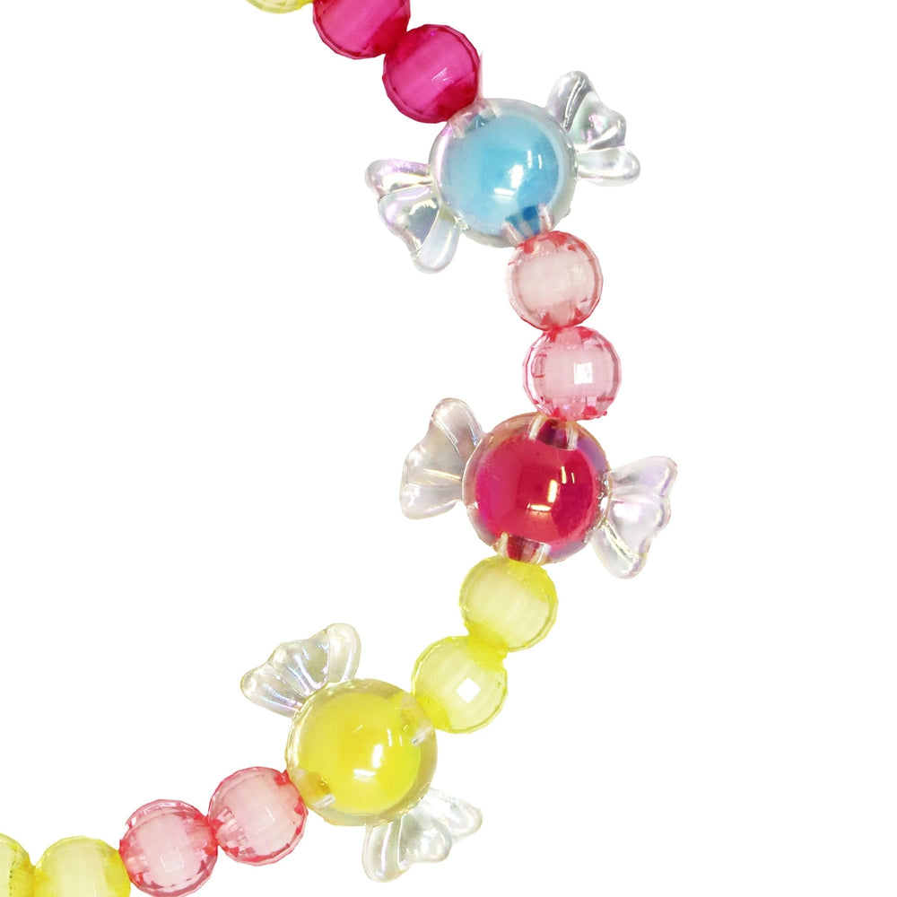 Candy Lolly Necklace & Bracelet - Pink Poppy