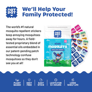 Buzz Patch Mosquito Repellent Patches - The Natural Patch Co