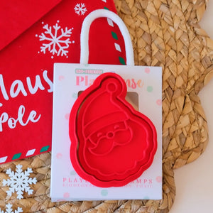 Eco Christmas Playdough Stamp | Father Christmas - Play Sense
