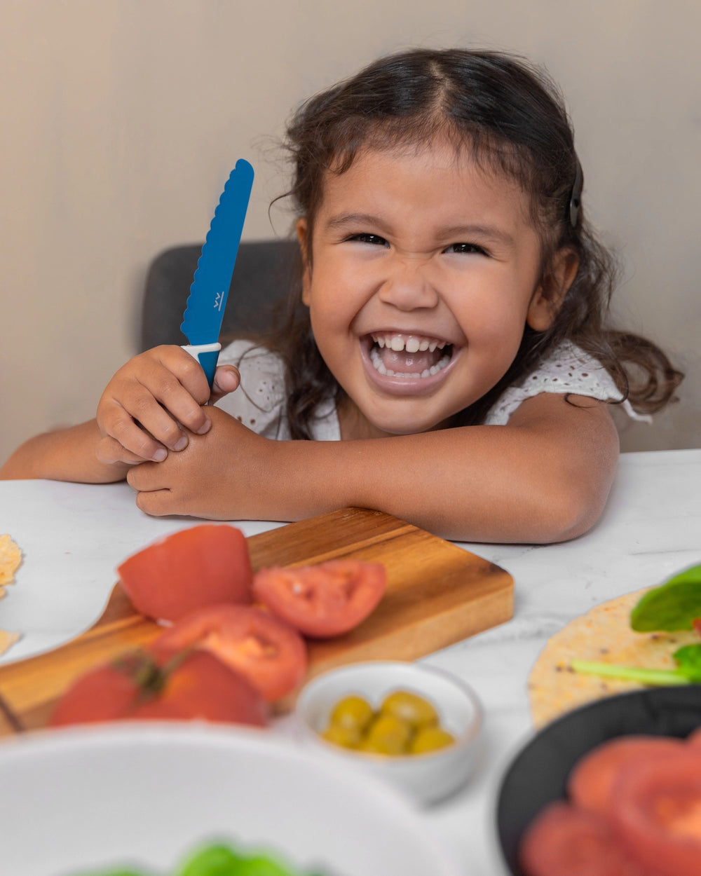 Kiddikutter Child Safe Knife - Blue