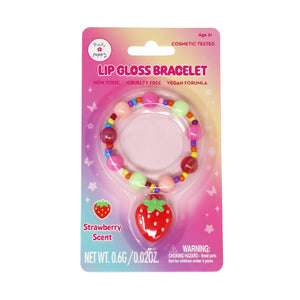 Lip Gloss Bracelet Strawberry - Pink Poppy