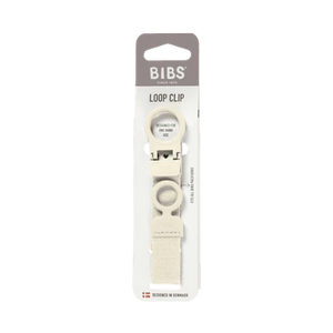Pacifier Clip Loop - Ivory - Bibs Denmark