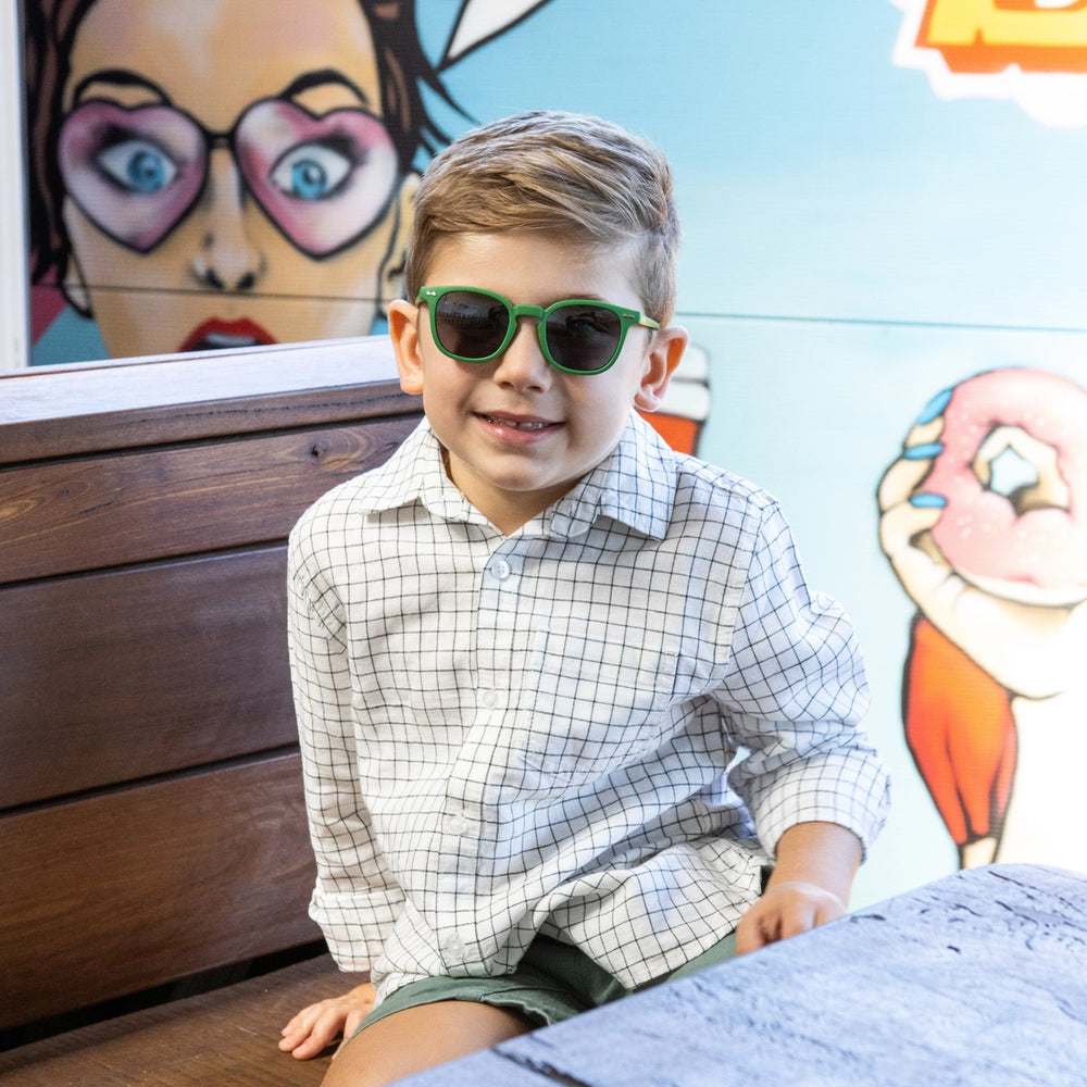 Club-Shades 2-5 Years - Forest Green - BukiBaby Sunglasses DISCOUNTED