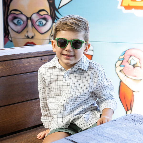 Club-Shades 2-5 Years - Forest Green - BukiBaby Sunglasses DISCOUNTED
