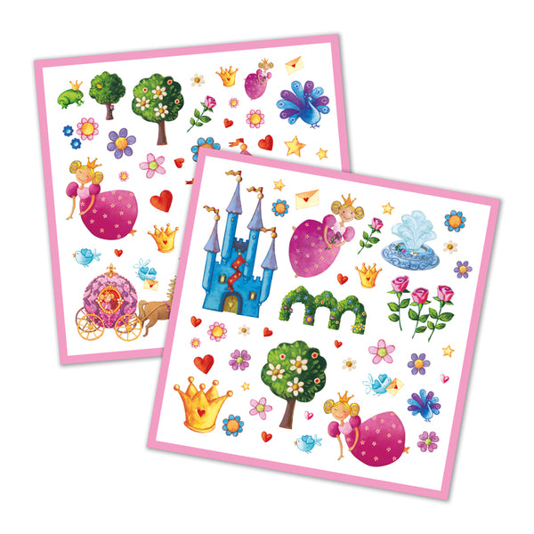 Princess Marguerite 160 Stickers - Djeco