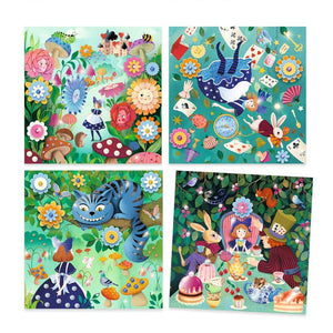 In Wonderland Fairy Tale to Decorate Set - Djeco