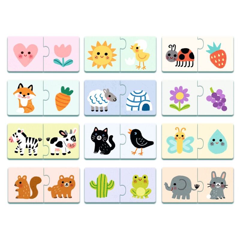 Duo Colours 20pc Puzzle - Djeco