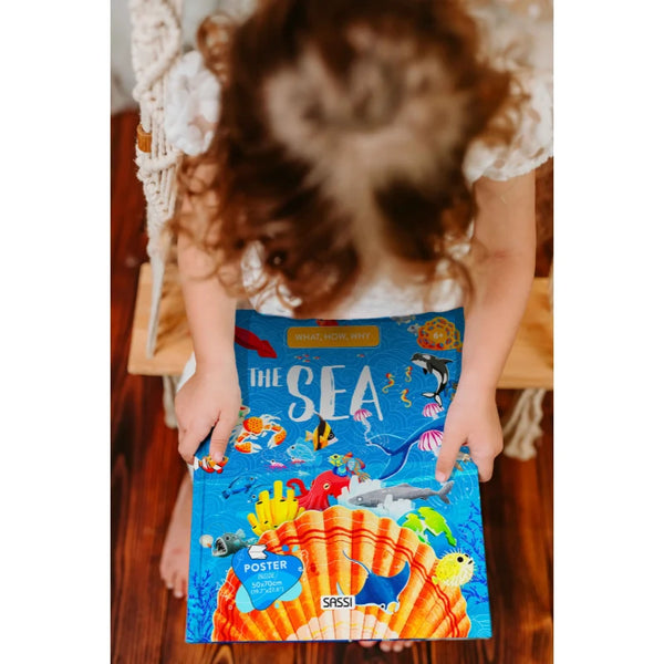 What How and Why The Sea Book and Poster - Sassi