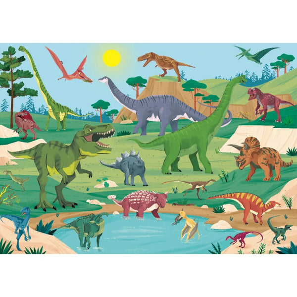 What How and Why Dinosaurs Book and Poster - Sassi