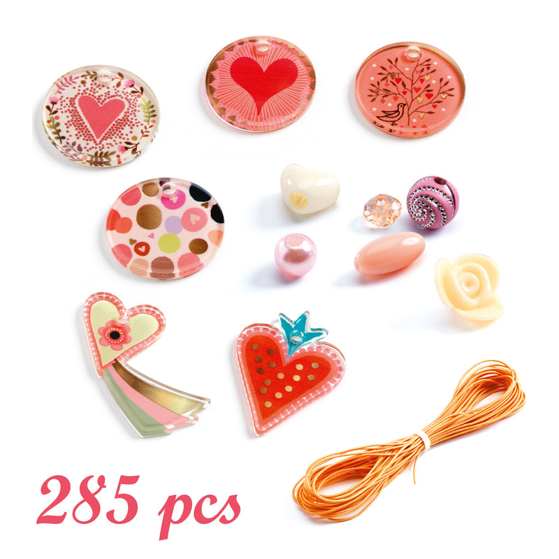 Heart Fancy Beads - Djeco