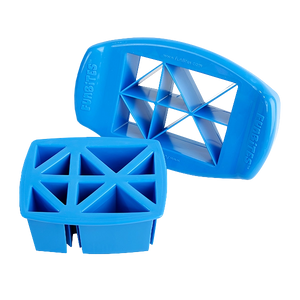 Funbites Sandwich Cutter - Blue Triangles - Mini Hippo DISCOUNTED