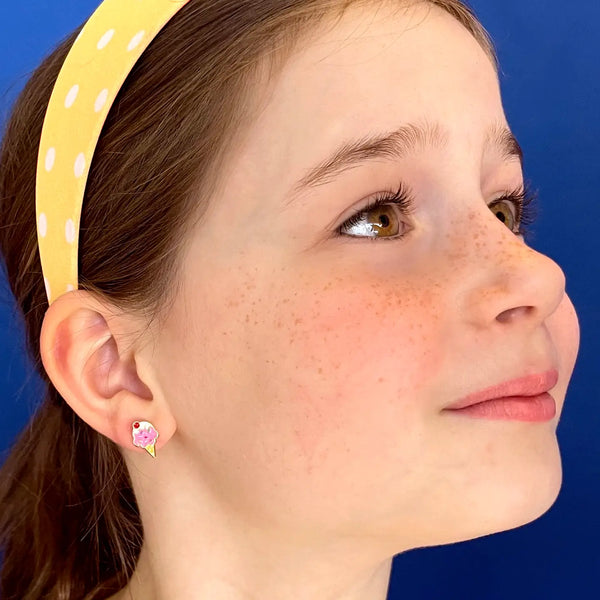 Ice Cream Dream - Cutie Stud Earrings For Girls - Girl Nation