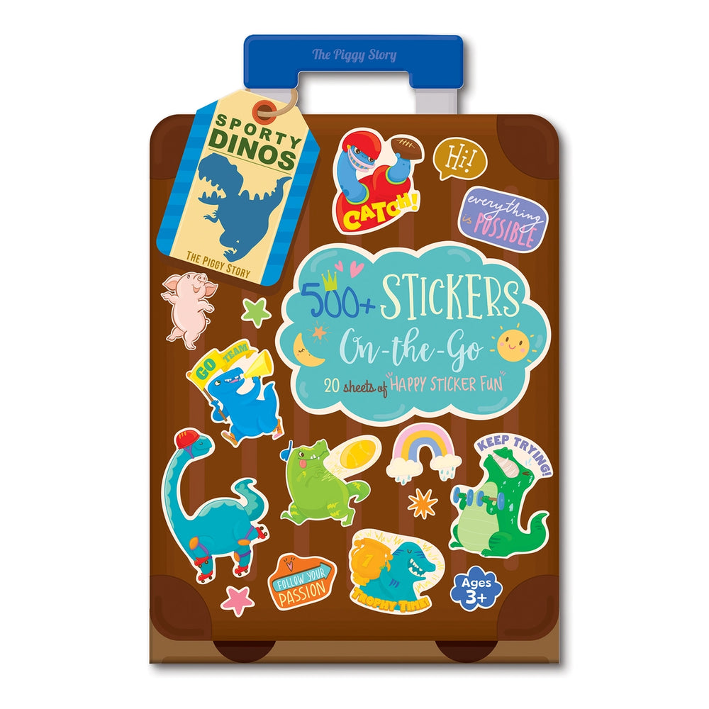 500+ Stickers On-The-Go Dinosaur World - Girl Nation
