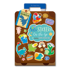 500+ Stickers On-The-Go Dinosaur World - Girl Nation