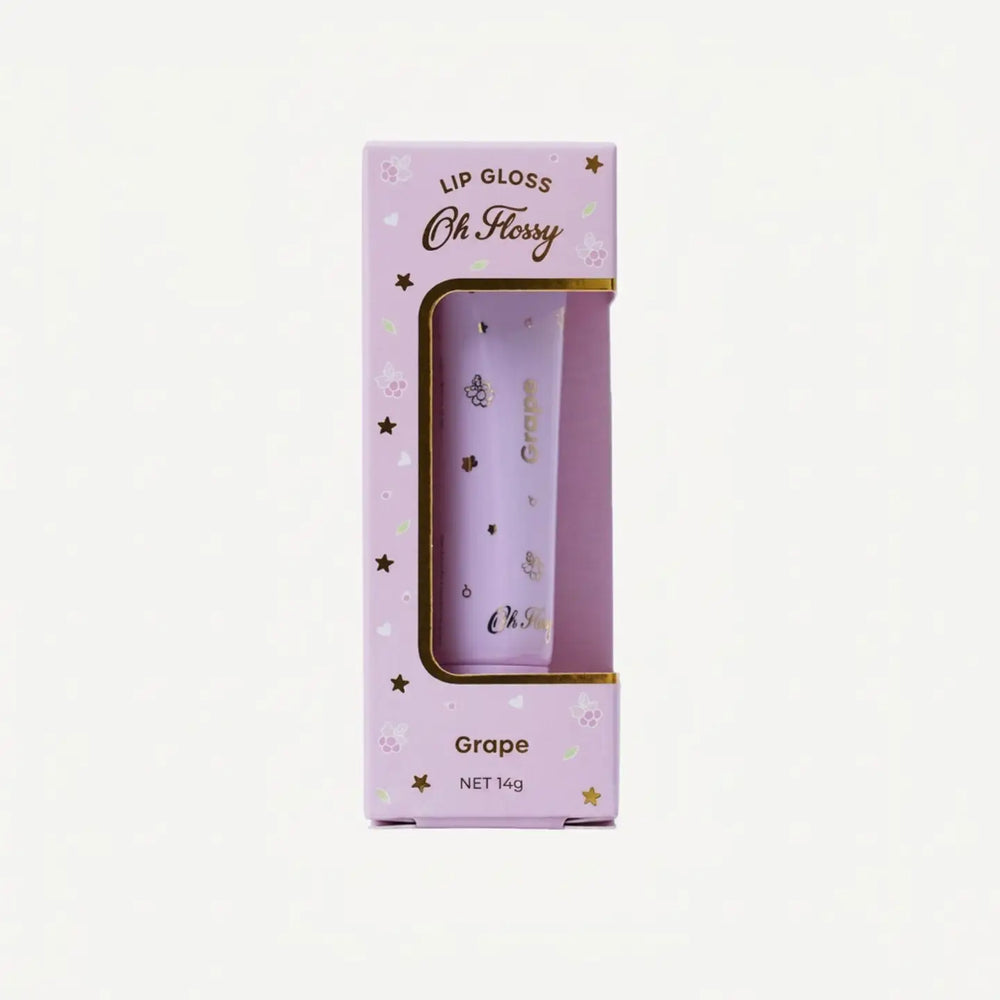 Individual Natural Lip Gloss - Grape - Oh Flossy
