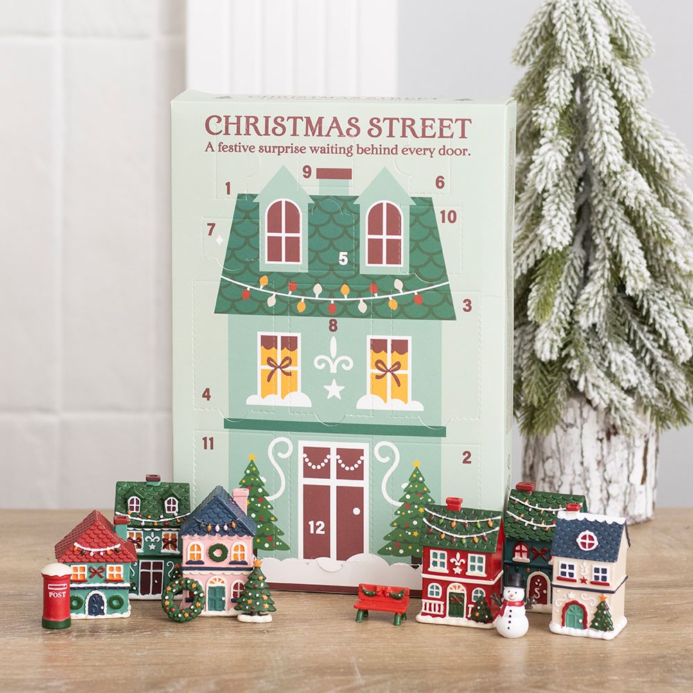 12-Day Christmas Street Scene Advent Calendar -Wonder Imports