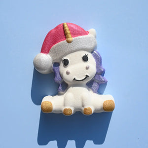 Christmas Unicorn Bath Bomb - A Lil Luxury