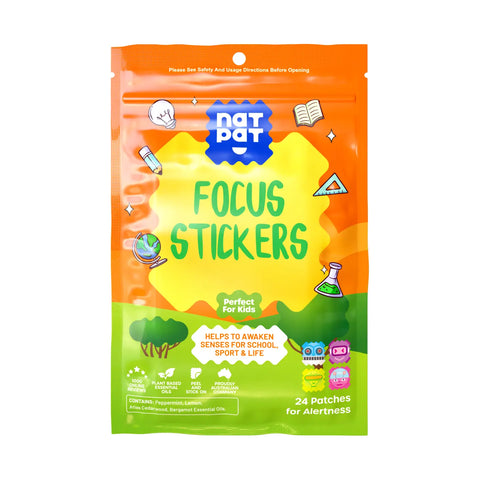 Focuspatch - Focus, Energy and Clarity Stickers - The Natural Patch Co