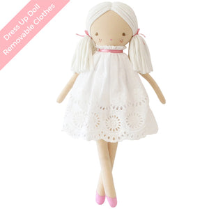 Frankie Doll 42cm Broderie Dress - Alimrose