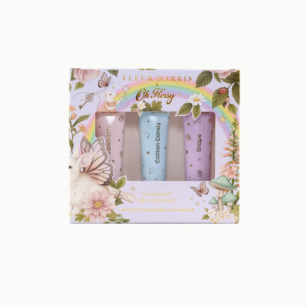 Fleur Harris - Fairyland Collection Natural Lip Gloss Set - Oh Flossy