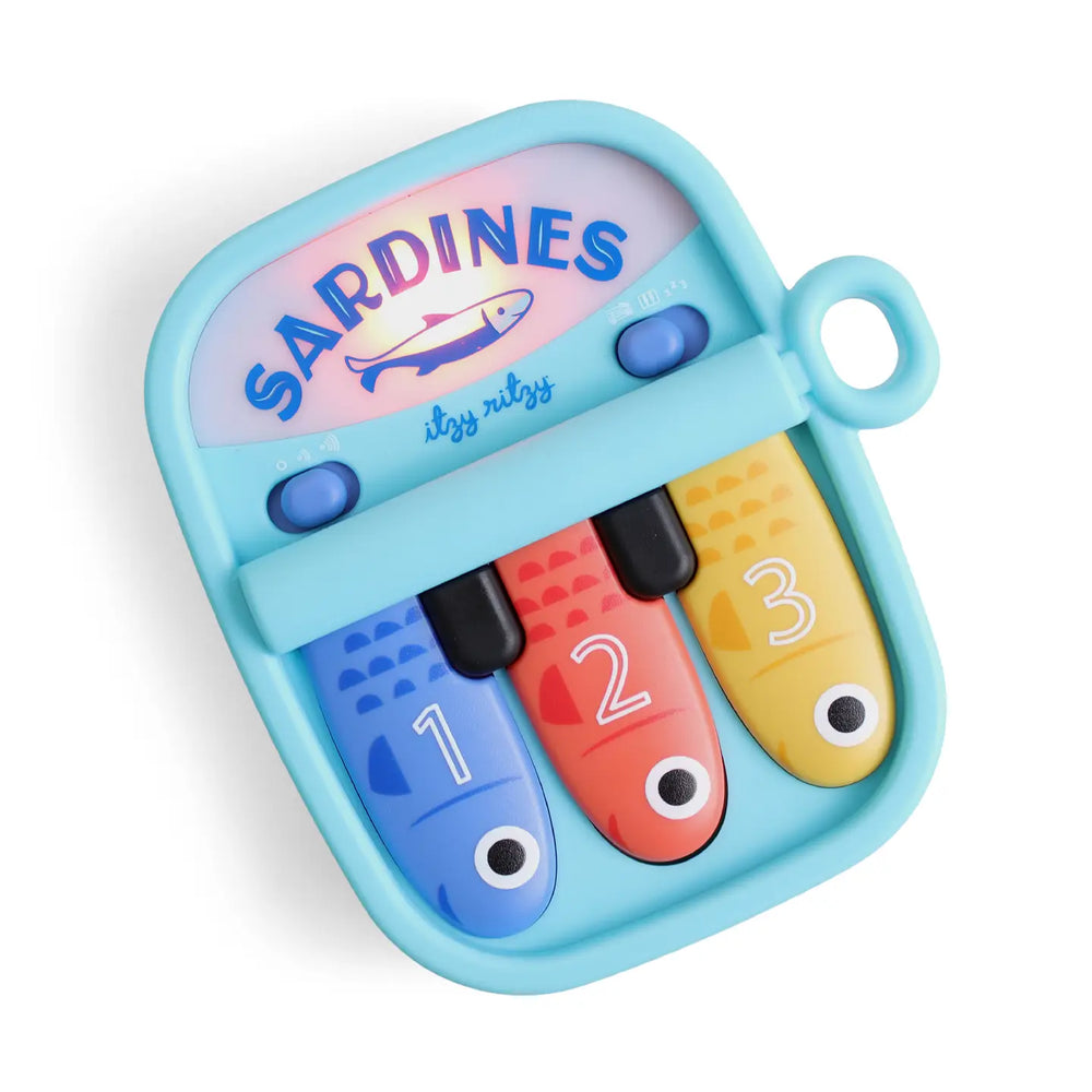 Bitzy Tunes Sardines - Light-Up Interactive Piano Toy - Itzy Ritzy