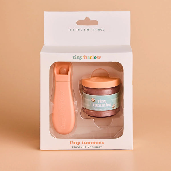 Tiny Tummies Dolls Food Jar - Coconut Yoghurt - Tiny Harlow