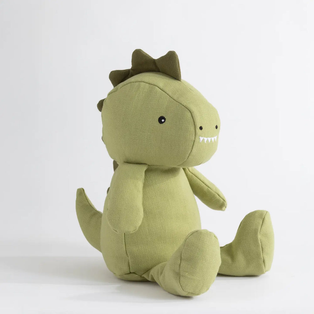 Linen Animal - Dennis the Dinosaur - Large - Living Textiles