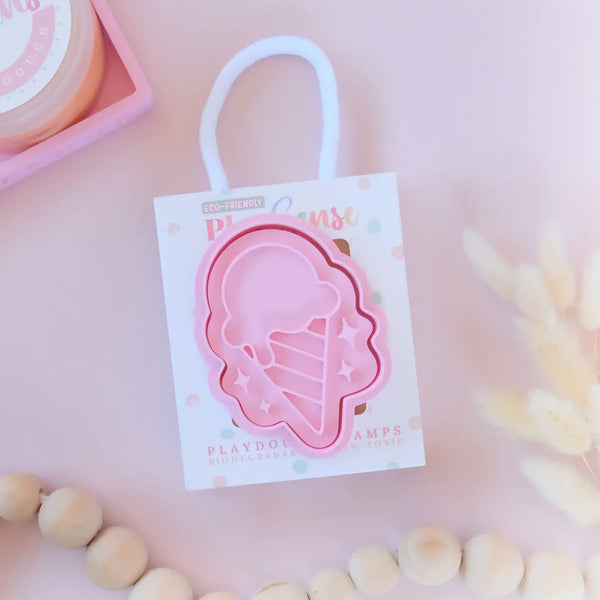 Eco Playdough Stamp | Celebration Ice Cream - Play Sense