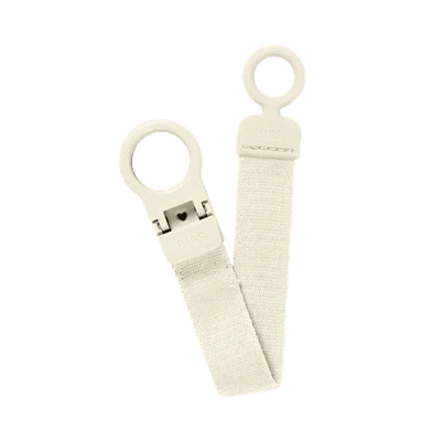 Pacifier Clip Loop - Ivory - Bibs Denmark