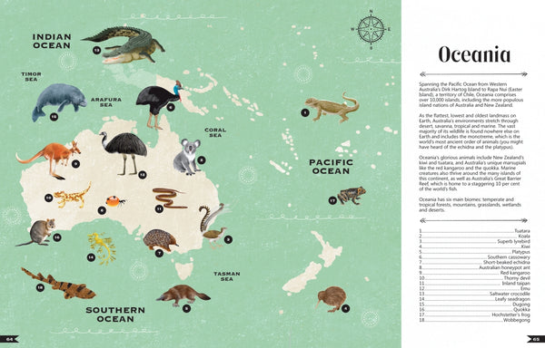 Wildlife Compendium of the World - Kids Book