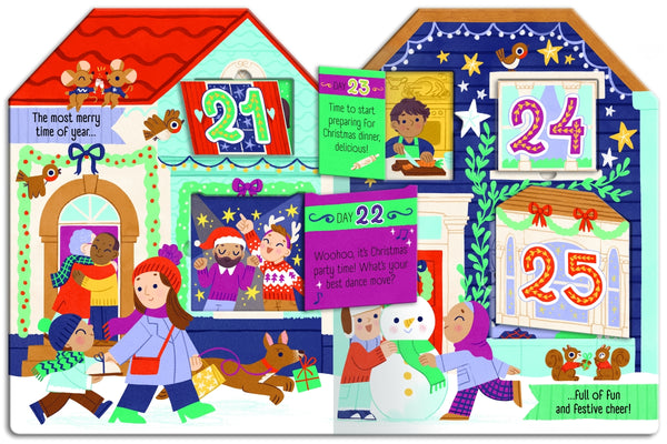 Christmas Village - A Fold-Out Advent Book - Kids Book