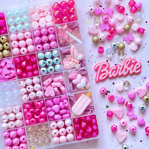 Jewellery Making Kit Large Pink Sparkle - Sweet as Sugar Jewellery