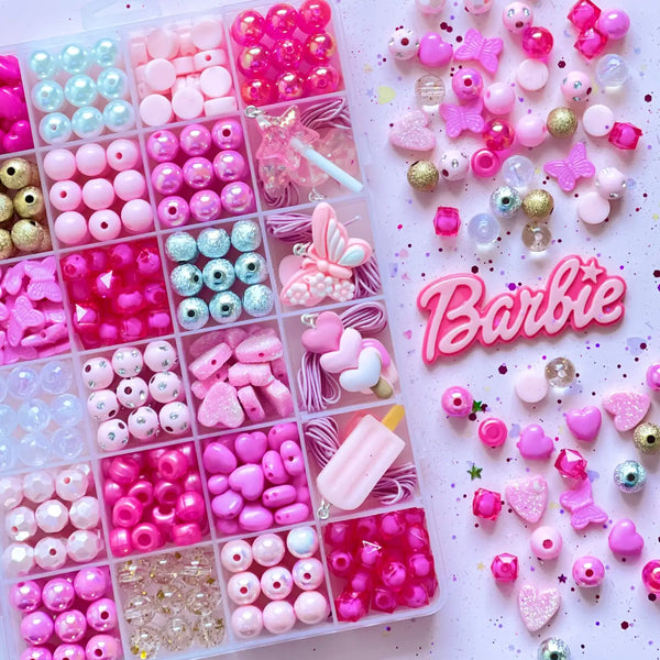 Jewellery Making Kit Large Pink Sparkle - Sweet as Sugar Jewellery